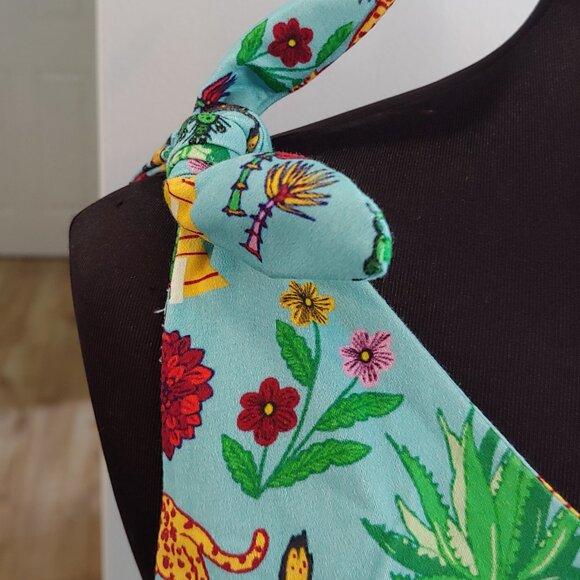 Jaguar Cactus Fit and Flare Dress - Picture 4 of 7